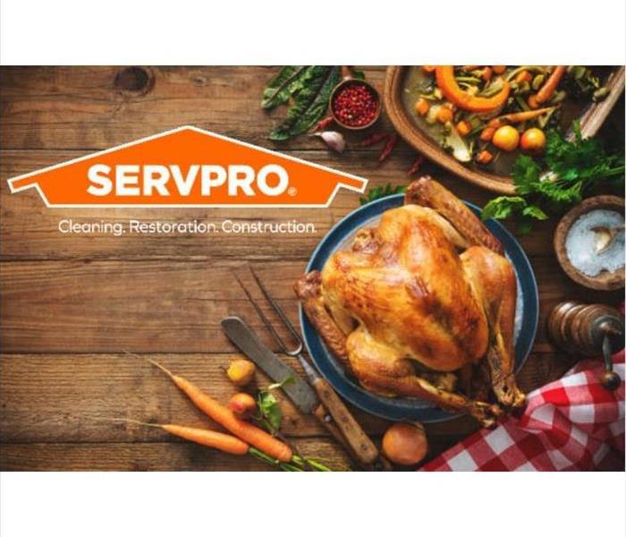 Thanksgiving Turkey with SERVPRO Logo
